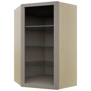 Fabuwood Horizon NDWDC2439 Wall Corner Diagonal No Door Cabinet, Front View