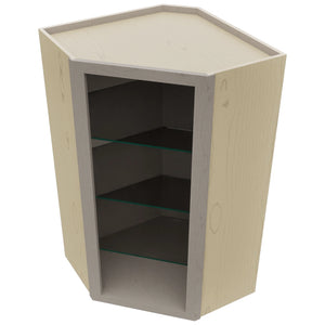 Fabuwood Horizon NDWDC2442 Wall Corner Diagonal No Door Cabinet, Top View