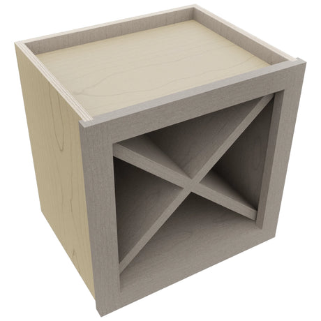 Fabuwood Horizon WR15X15 Wall Wine Rack, Top View