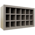 Fabuwood Horizon WR3018 Wall Wine Rack, Front View