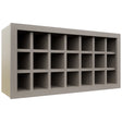 Fabuwood Horizon WR3618 Wall Wine Rack, Front View