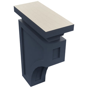Fabuwood Indigo CMCB Corbel, Top View