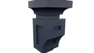 Fabuwood Indigo CMS Corbel, Detail View