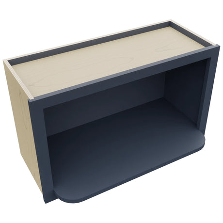 MW3018 ( Wall | Microwave Shelf Cabinet - 3"W X 18"H X 12"D ) | Indigo