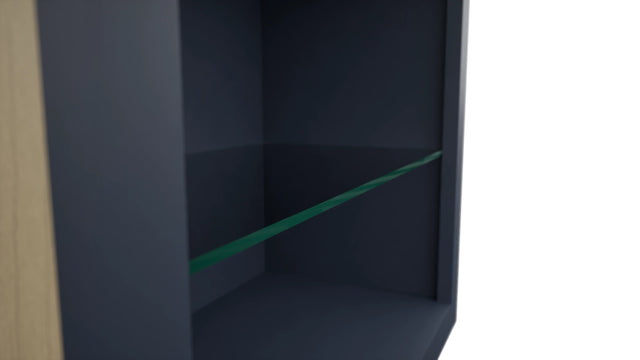 Fabuwood Indigo NDW2436 Wall Standard No Door Cabinet, Detail View