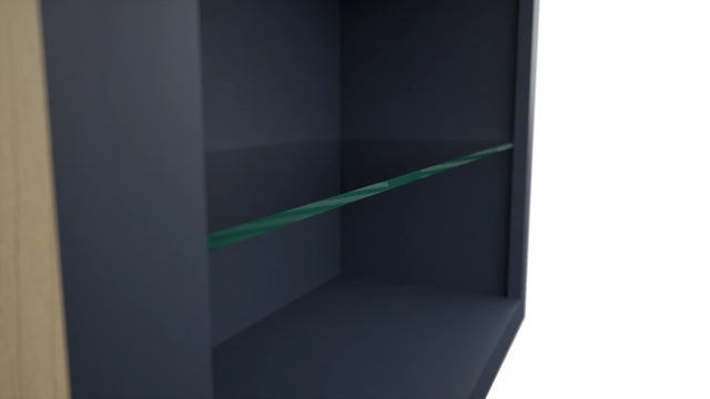 Fabuwood Indigo NDW3030 Wall Standard No Door Cabinet, Detail View