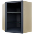 Fabuwood Indigo NDWDC2430 Wall Corner Diagonal No Door Cabinet, Front View
