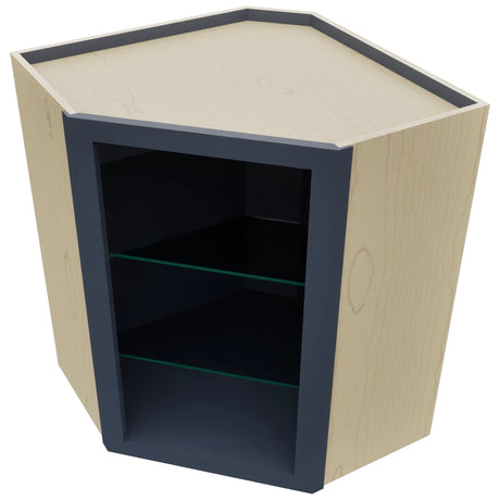 Fabuwood Indigo NDWDC2430 Wall Corner Diagonal No Door Cabinet, Top View