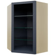 Fabuwood Indigo NDWDC2436 Wall Corner Diagonal No Door Cabinet, Front View
