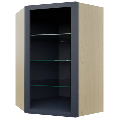 Fabuwood Indigo NDWDC2436 Wall Corner Diagonal No Door Cabinet, Front View