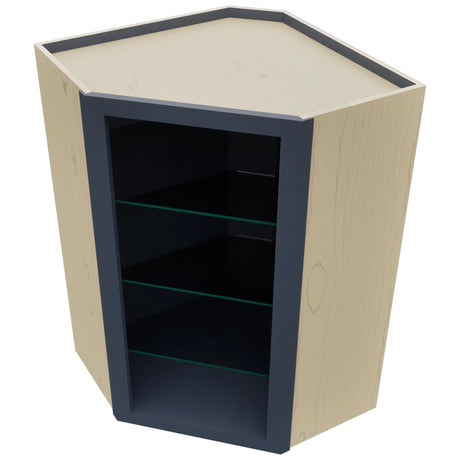 Fabuwood Indigo NDWDC2436 Wall Corner Diagonal No Door Cabinet, Top View