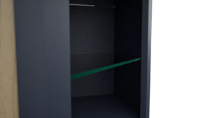 Fabuwood Indigo NDWDC2436 Wall Corner Diagonal No Door Cabinet, Detail View