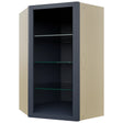 Fabuwood Indigo NDWDC2439 Wall Corner Diagonal No Door Cabinet, Front View