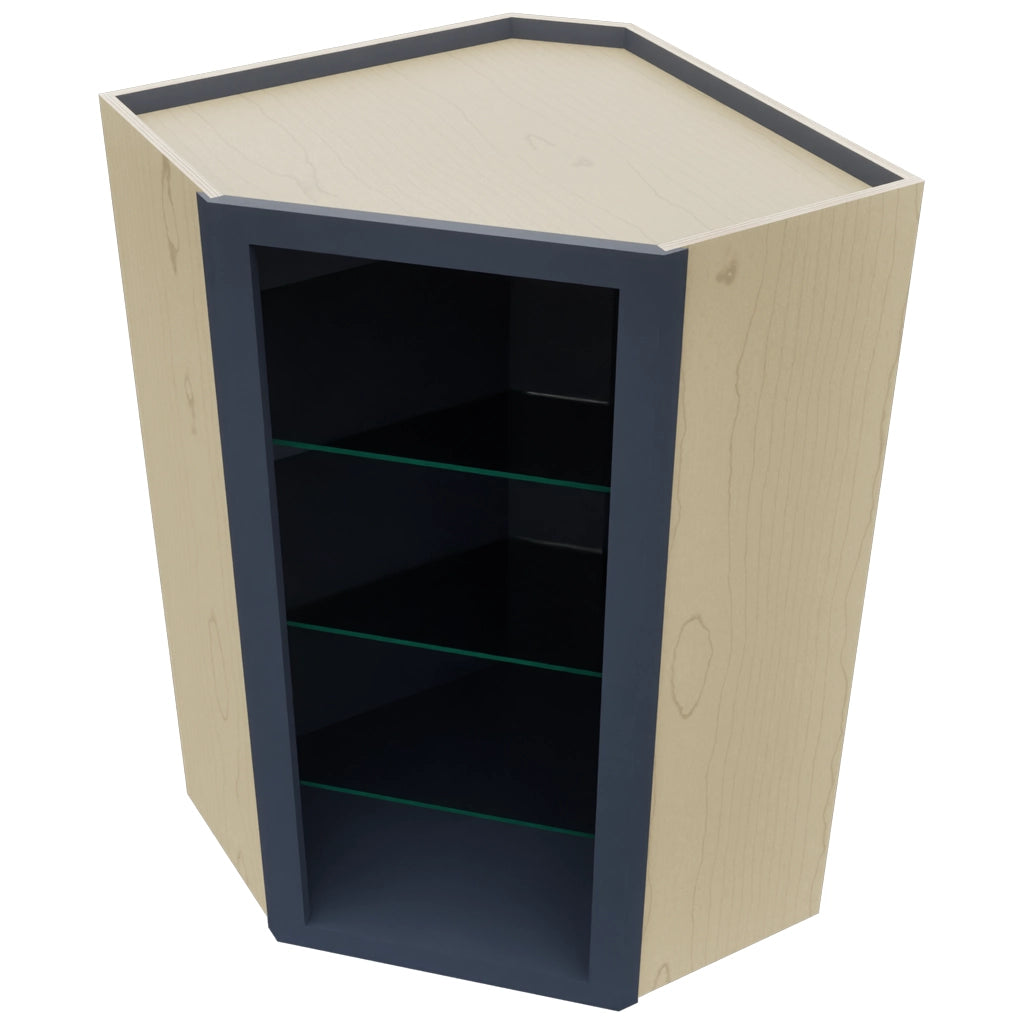 Fabuwood Indigo NDWDC2439 Wall Corner Diagonal No Door Cabinet, Top View