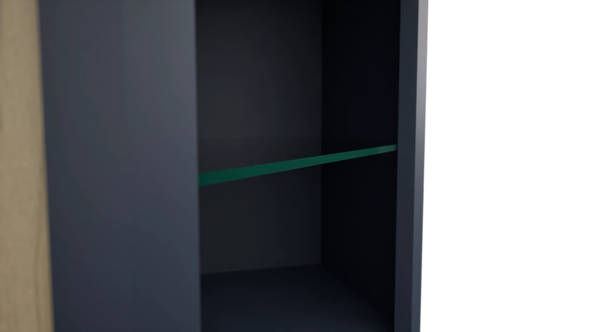 Fabuwood Indigo NDWDC2439 Wall Corner Diagonal No Door Cabinet, Detail View