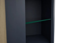 Fabuwood Indigo NDWDC2439 Wall Corner Diagonal No Door Cabinet, Detail View