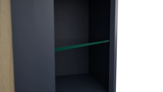 Fabuwood Indigo NDWDC2439 Wall Corner Diagonal No Door Cabinet, Detail View