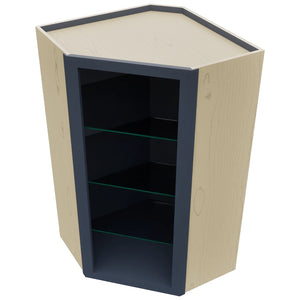 Fabuwood Indigo NDWDC2442 Wall Corner Diagonal No Door Cabinet, Top View