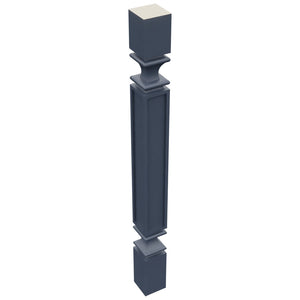 Fabuwood Indigo SP3X3 Base Post, Top View