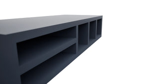 Fabuwood Indigo WO306 Wall Organizer Rack, Detail View