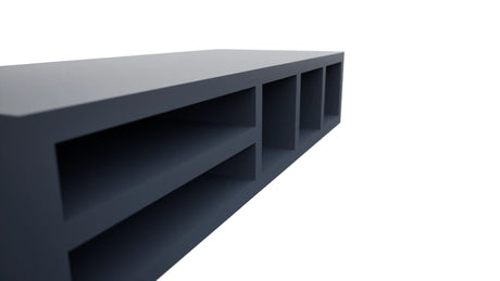 Fabuwood Indigo WO306 Wall Organizer Rack, Detail View