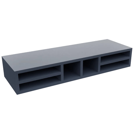Fabuwood Indigo WO366 Wall Organizer Rack, Front View