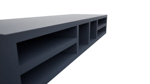 Fabuwood Indigo WO366 Wall Organizer Rack, Detail View