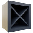 Fabuwood Indigo WR15X15 Wall Wine Rack, Front View