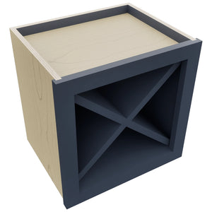 Fabuwood Indigo WR15X15 Wall Wine Rack, Top View