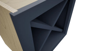 Fabuwood Indigo WR15X15 Wall Wine Rack, Detail View