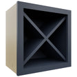 Fabuwood Indigo WR18X18 Wall Wine Rack, Front View
