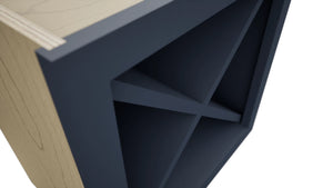 Fabuwood Indigo WR18X18 Wall Wine Rack, Detail View