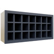 Fabuwood Indigo WR3618 Wall Wine Rack, Front View