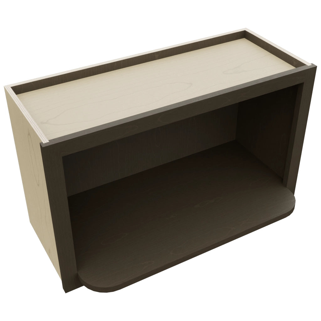 MW3018 ( Wall | Microwave Shelf Cabinet - 3"W X 18"H X 12"D ) | Kona