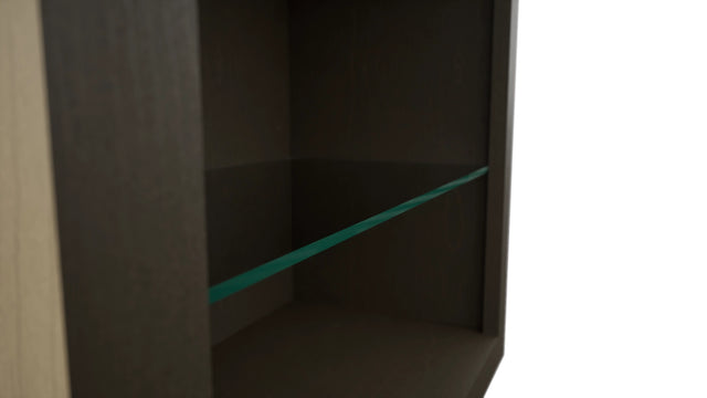 Fabuwood Kona NDW2436 Wall Standard No Door Cabinet, Detail View