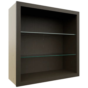 Fabuwood Kona NDW3030 Wall Standard No Door Cabinet, Front View
