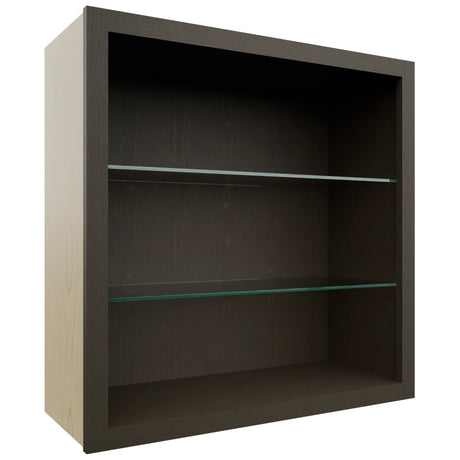 Fabuwood Kona NDW3030 Wall Standard No Door Cabinet, Front View
