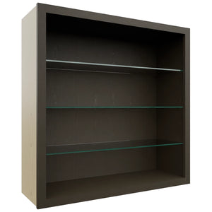 Fabuwood Kona NDW3636 Wall Standard No Door Cabinet, Front View