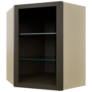 Fabuwood Kona NDWDC2430 Wall Corner Diagonal No Door Cabinet, Front View