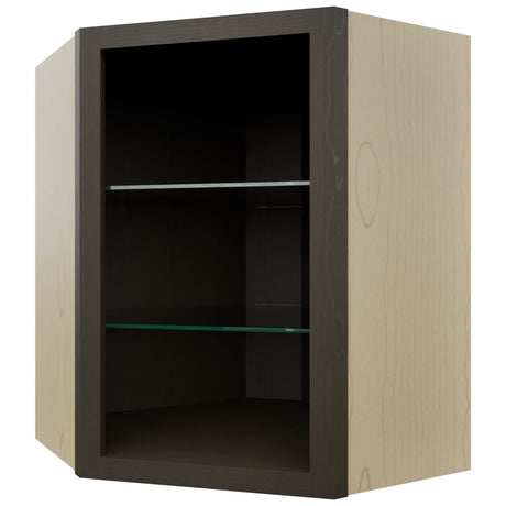 Fabuwood Kona NDWDC2430 Wall Corner Diagonal No Door Cabinet, Front View