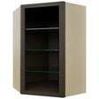 Fabuwood Kona NDWDC2436 Wall Corner Diagonal No Door Cabinet, Front View