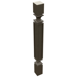 Fabuwood Kona SP3X3 Base Post, Top View