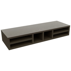 Fabuwood Kona WO366 Wall Organizer Rack, Front View