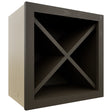 Fabuwood Kona WR18X18 Wall Wine Rack, Front View