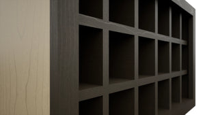 Fabuwood Kona WR3018 Wall Wine Rack, Detail View