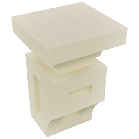 Fabuwood Linen CMS Corbel, Top View