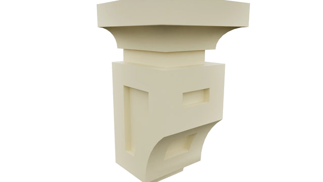 Fabuwood Linen CMS Corbel, Detail View