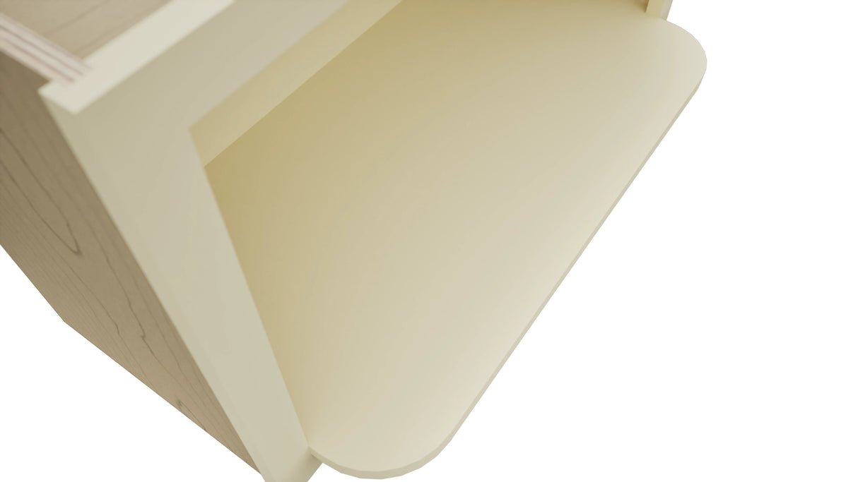 MW3018 ( Wall | Microwave Shelf Cabinet - 3"W X 18"H X 12"D ) | Linen