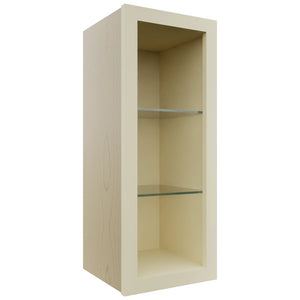 Fabuwood Linen NDW1230 Wall Standard No Door Cabinet, Front View