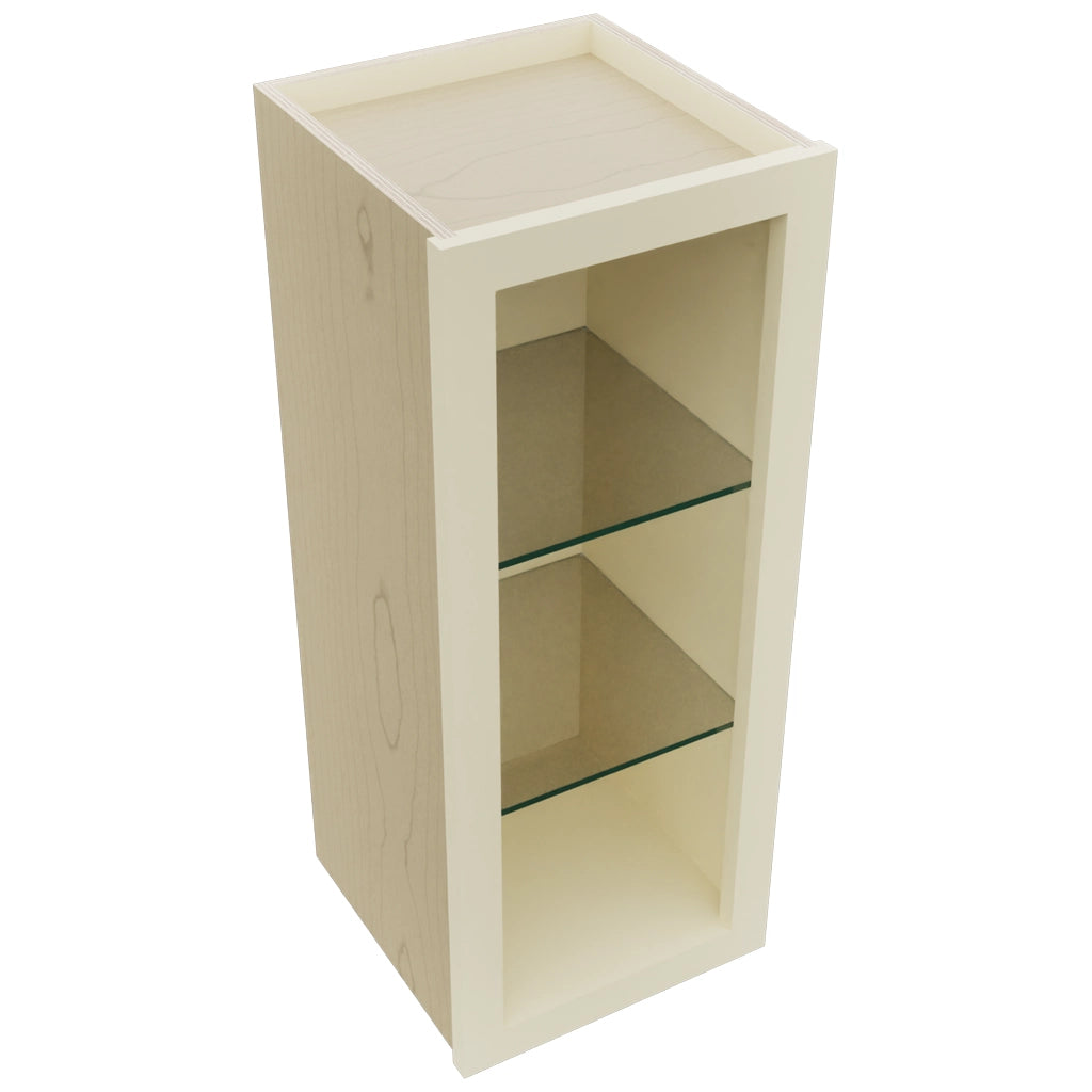 Fabuwood Linen NDW1230 Wall Standard No Door Cabinet, Top View